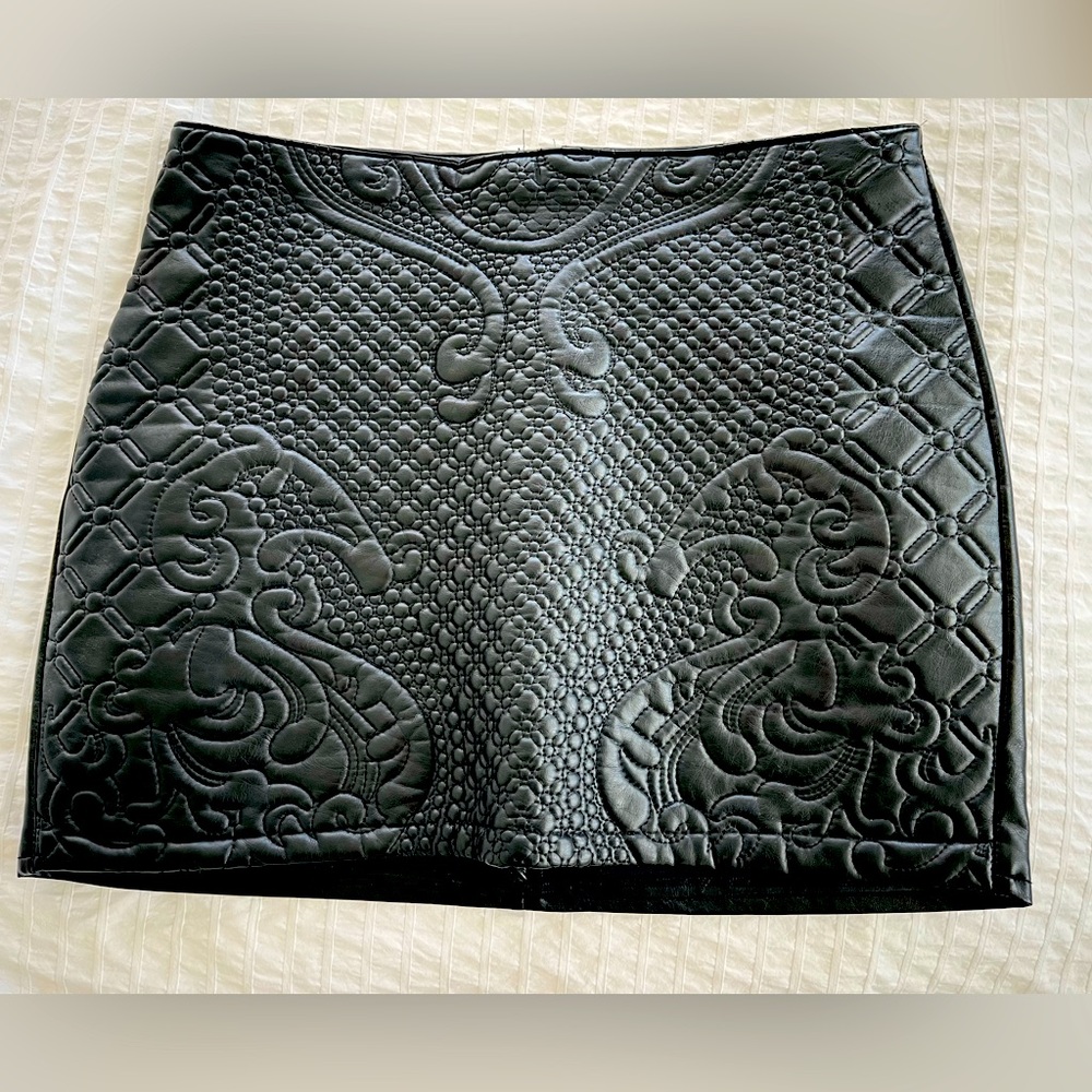 H&M leather skirt